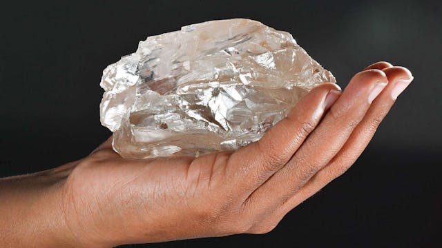 Lucara Diamond Corp a găsit al doilea cel mai mare diamant brut descoperit vreodată'