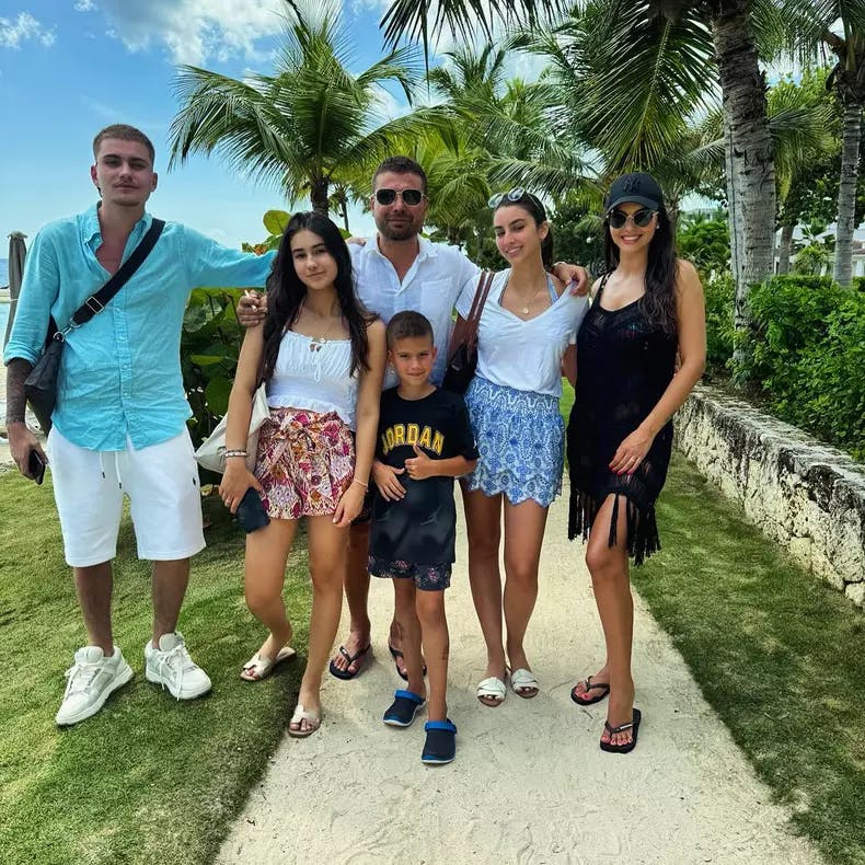 Vacanță de vis pentru Adrian Mutu și cei patru copii ai săi în Republica Dominicană