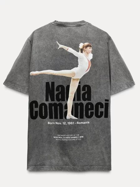 Cât costă tricoul și bluza cu Nadia Comăneci lansate de Zara
