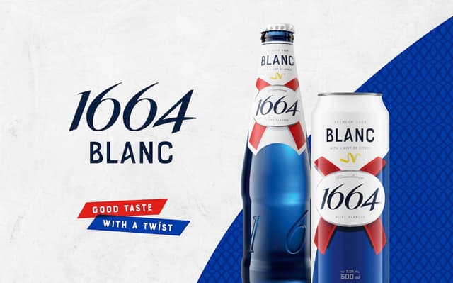  Descoperă eleganța franțuzească cu 1664 Blanc în România – Oh là là la fiecare înghițitură, acum și în cutie de 0,5L!