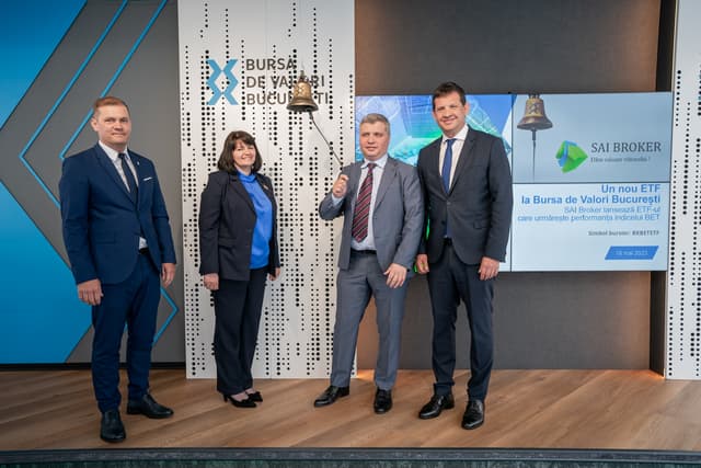 SAI Broker lansează un nou ETF pe BVB pentru a urmări indexul BET, oferind investitorilor oportunități crescute pe piața de capital românească