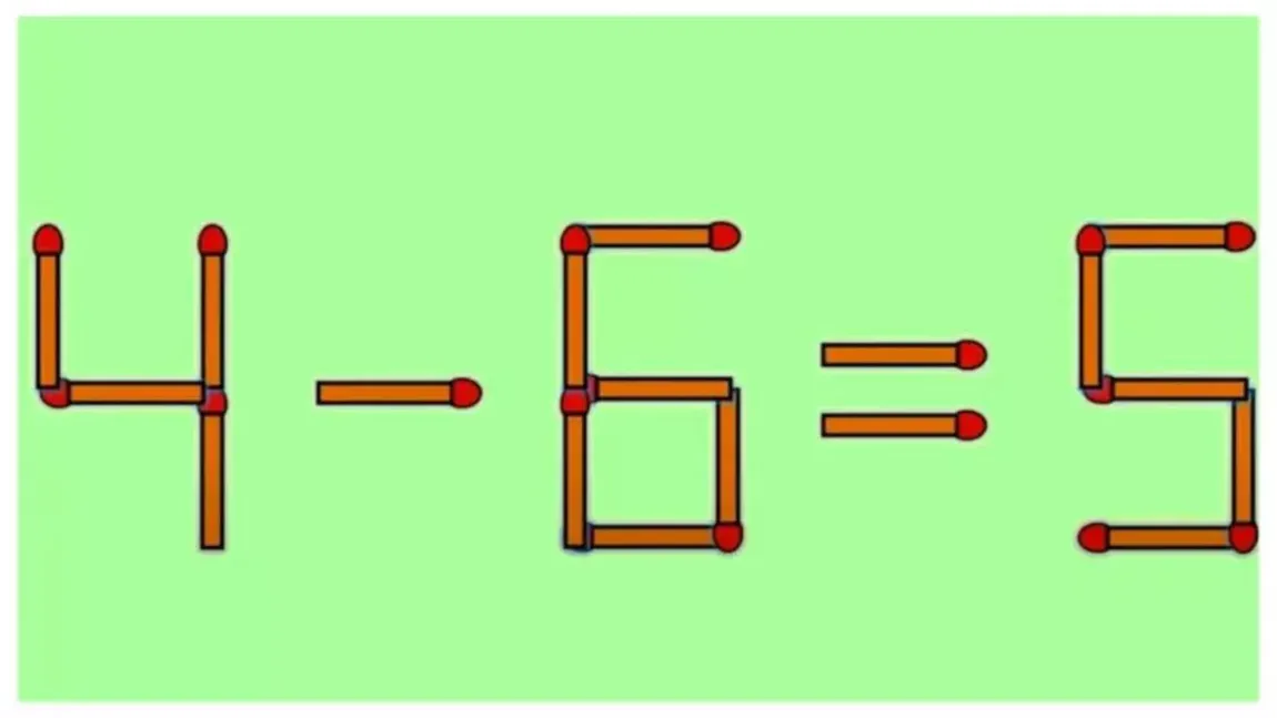  Poți Corecta Ecuația 4-6=5 în 10 Secunde? Descoperă dacă te numeri printre cei mai inteligenți!
