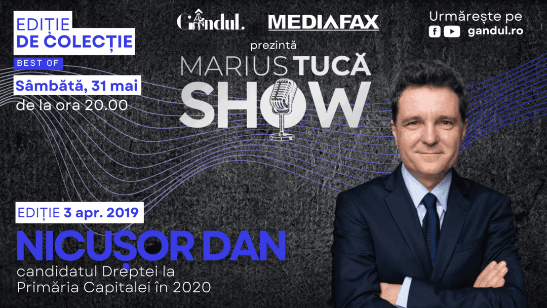  Ediție Specială cu Nicușor Dan – Sâmbătă, 31 Mai, Ora 20, Exclusiv pe Mediafax și Gândul!