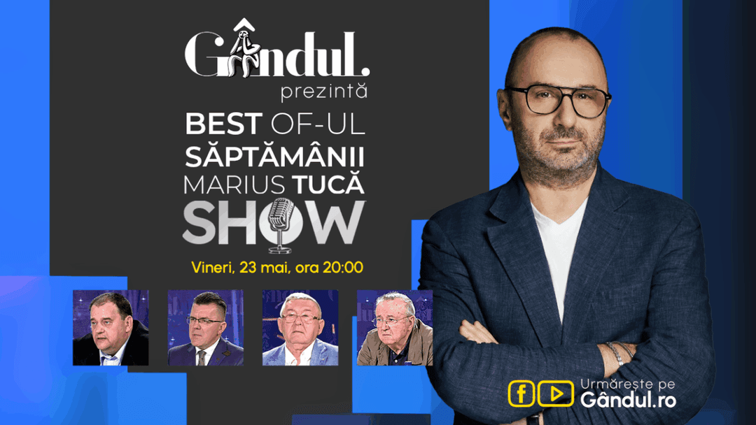  Joi, 23 Mai, 20:00 – Analize și dezbateri fierbinți cu invitați de prestigiu!