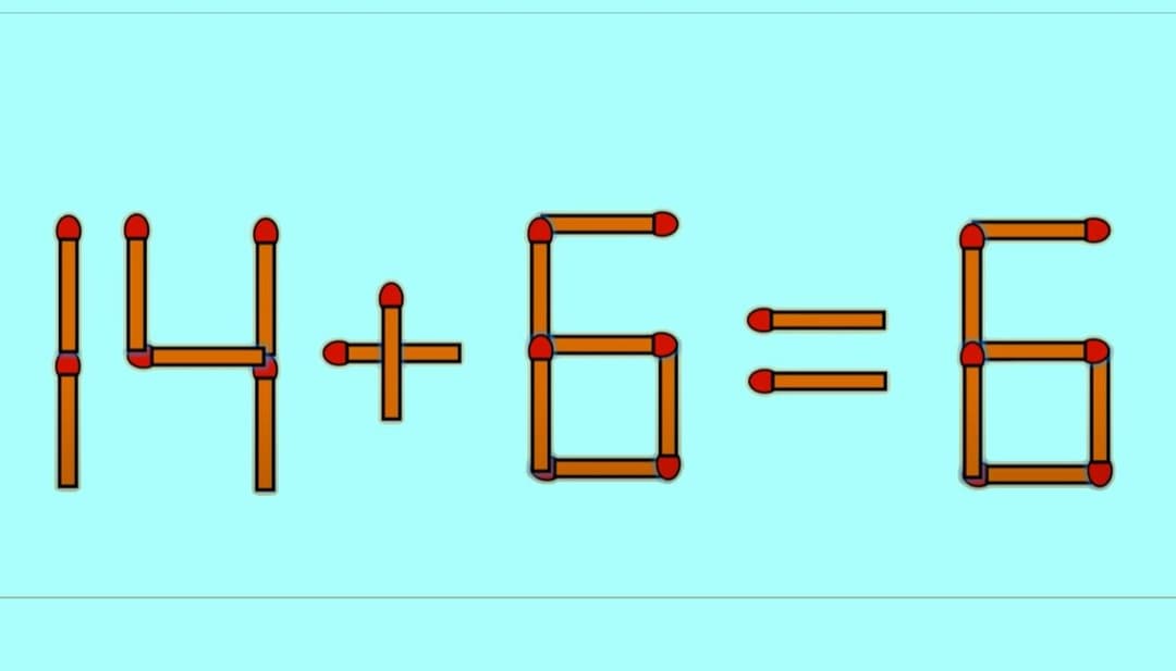  Poți Corecta 14 + 6 = 6 Mutând un Singur Băț? Exersează-ți Mintea!