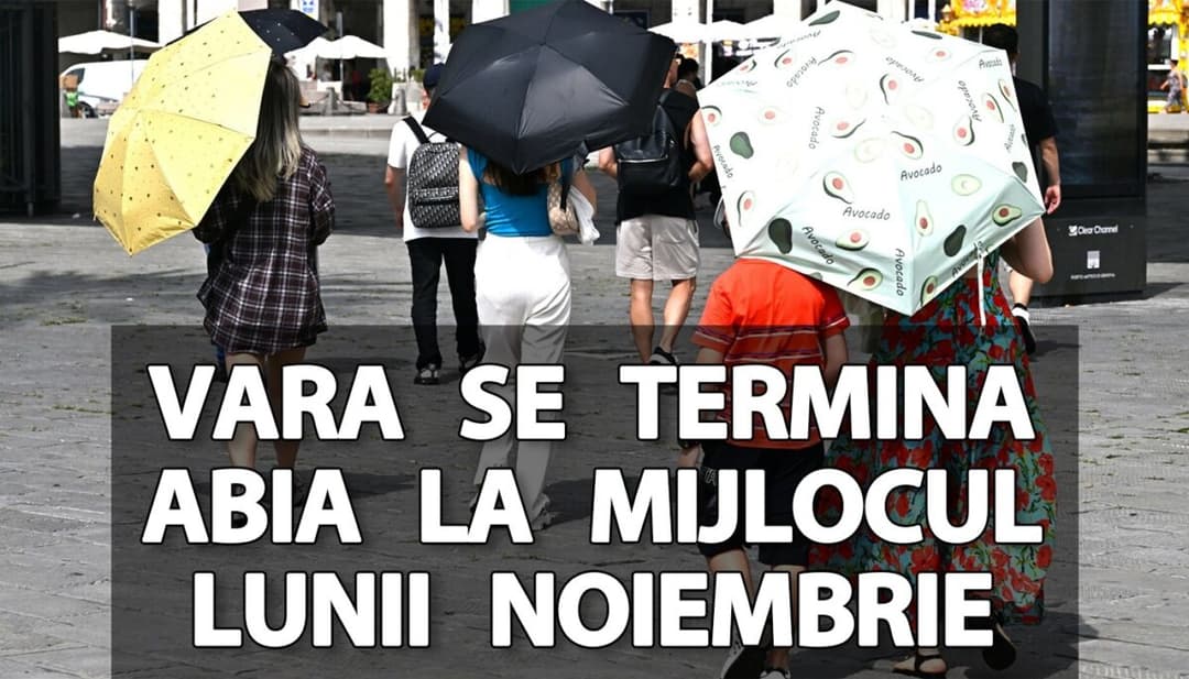 Temperaturi ridicate până la mijlocul lui noiembrie în București și în alte orașe, anunță meteorologii Ease Weather!