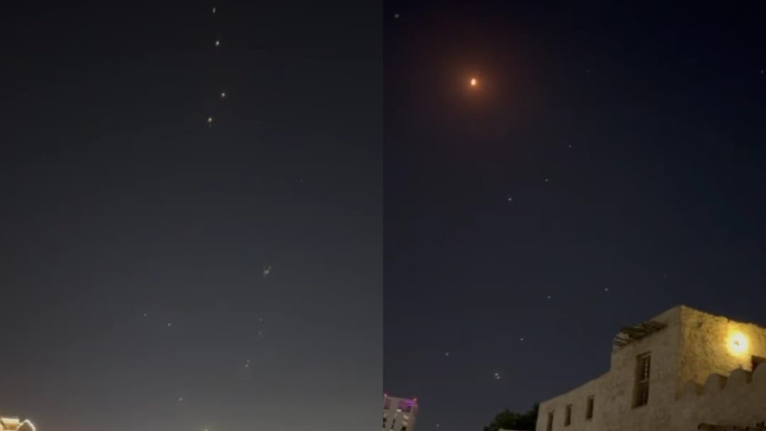 proiectilele au luminat cerul nopții ca artificiile! VIDEO șocant al tensiunilor din Orientul Mijlociu!