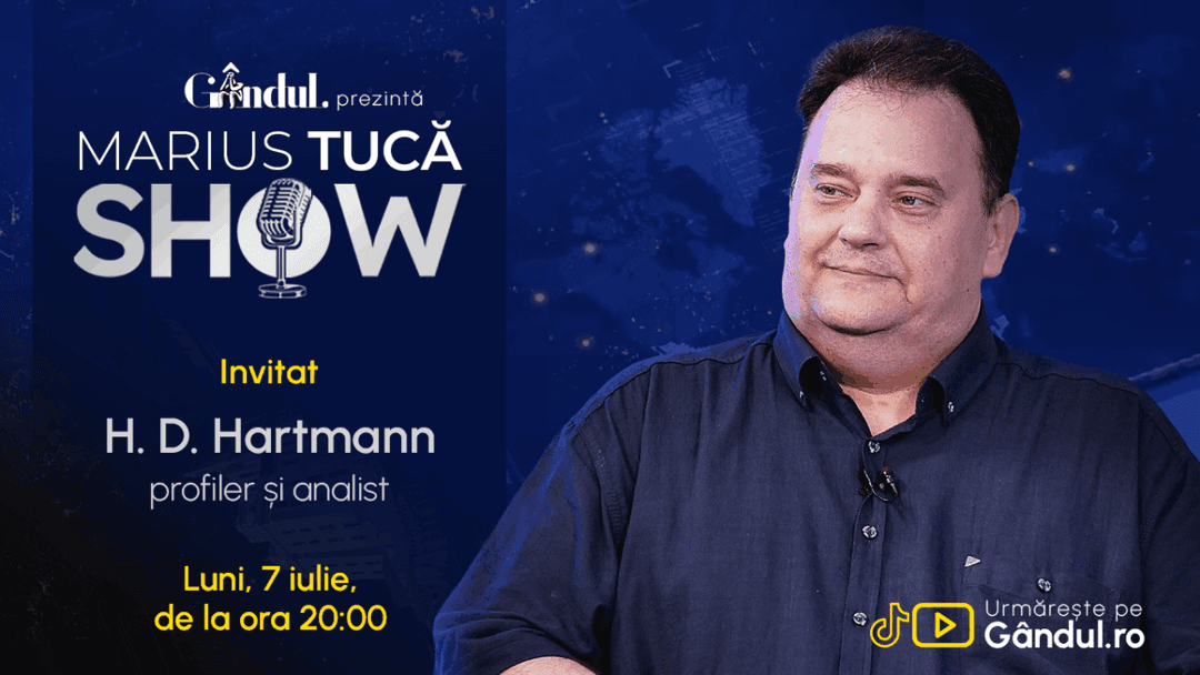 În direct luni, 7 iulie, ora 20:00 pe Gândul, Facebook și YouTube. Nu ratați!