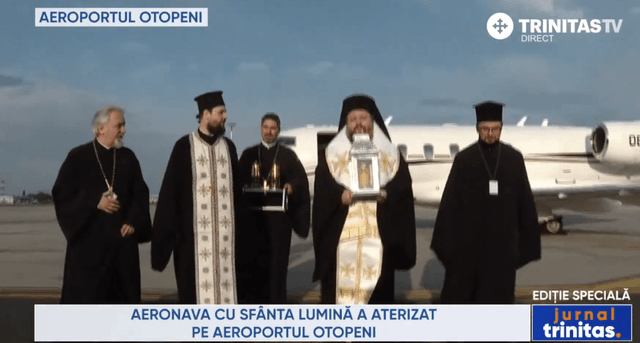  Lumina Sfântă de la Ierusalim a ajuns la București și va fi distribuită credincioșilor din România și Republica Moldova în Seara Învierii – simbol al unității ecleziale și bucuriei pascale comune pentru azurul creștinismului local.