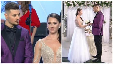 Gabriela și Valentin au făcut nunta. Cum a arătat ea în rochie de mireasă și ce imagini au apărut cu ei