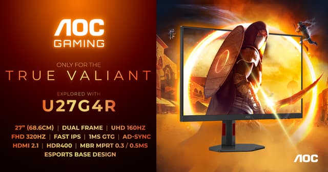  Monitor Revoluționar Dual-Frame, 4K la 160 Hz și FHD la 320 Hz pentru Experiențe Gamering Supreme