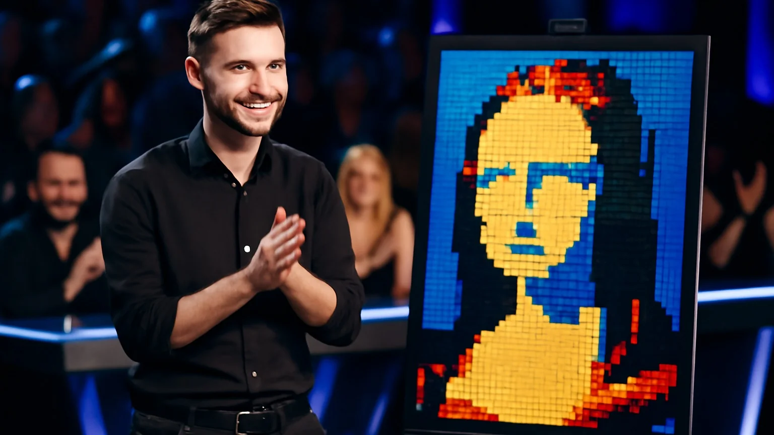 Albert Oprea a transformat LEGO în artă și a primit aplauze la „Românii au talent”