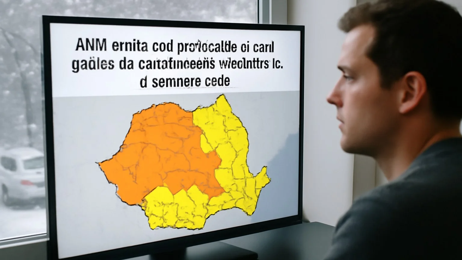 ANM emite cod portocaliu și cod galben de vreme severă valabile 5–6 ianuarie 2026