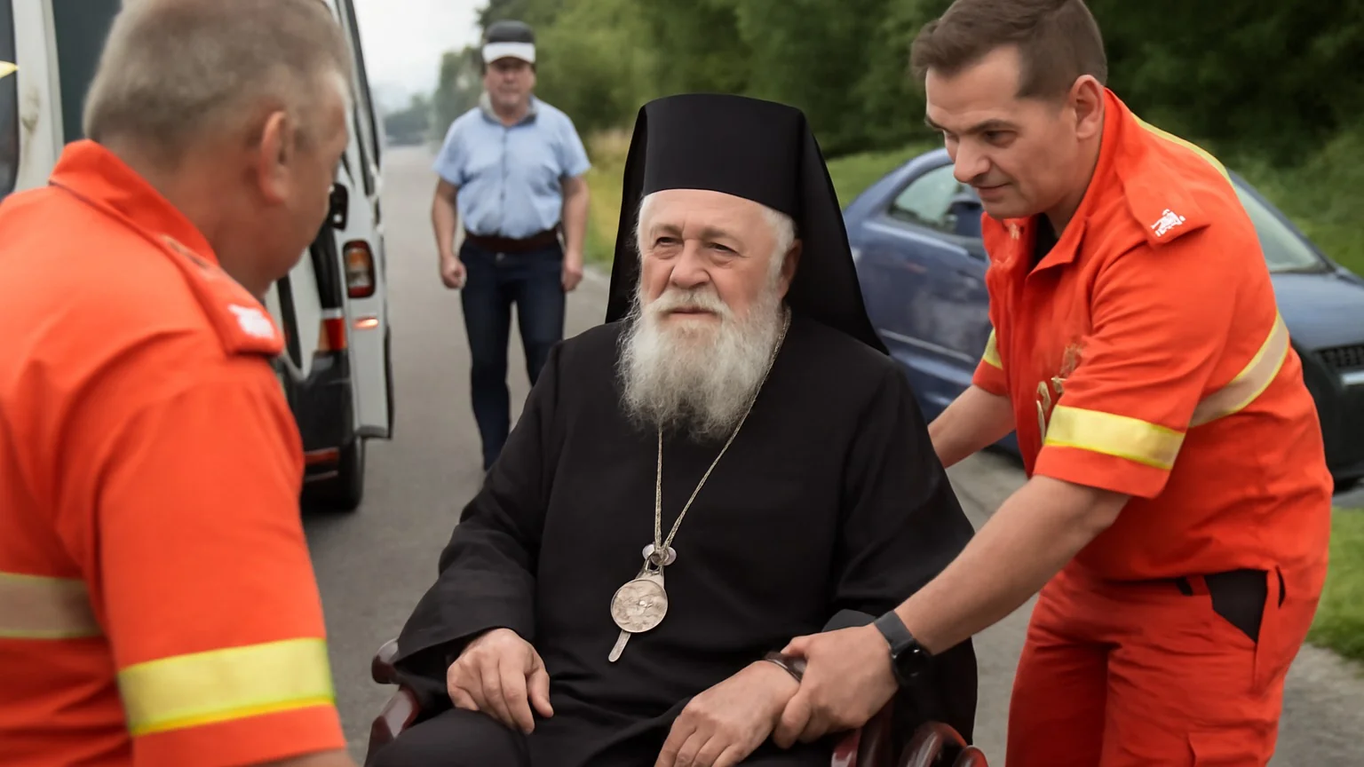 Arhiepiscopul Timotei al Aradului, implicat într‑un accident rutier; transportat la spital