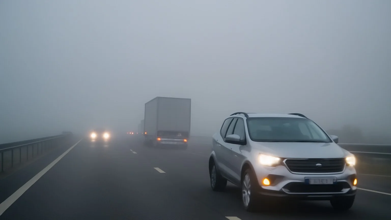 Botoșani: cod galben de ceață, 46 de localități