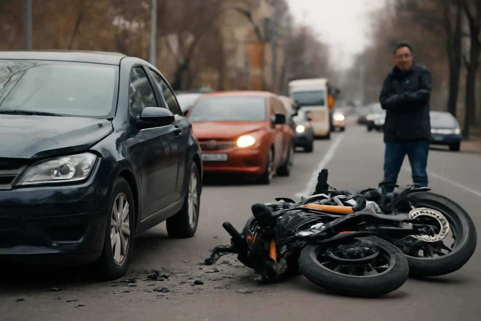 Brașov, bd. 15 Noiembrie: pasager rănit grav după impact cu un stâlp