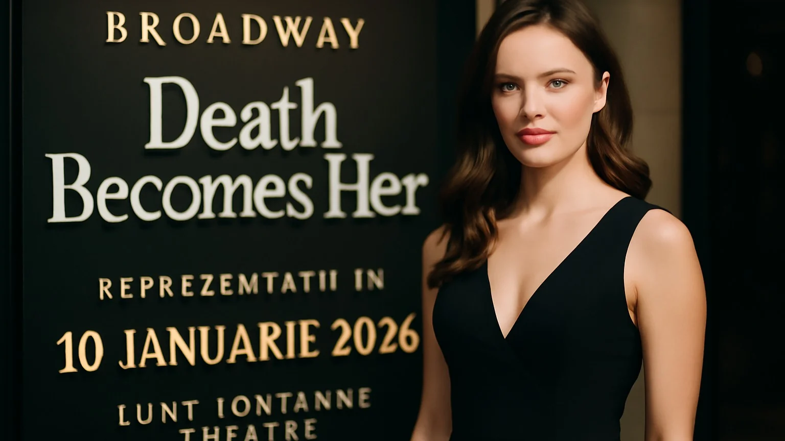 Broadway: „Death Becomes Her” are reprezentații în 10 ianuarie 2026 la Lunt-Fontanne Theatre