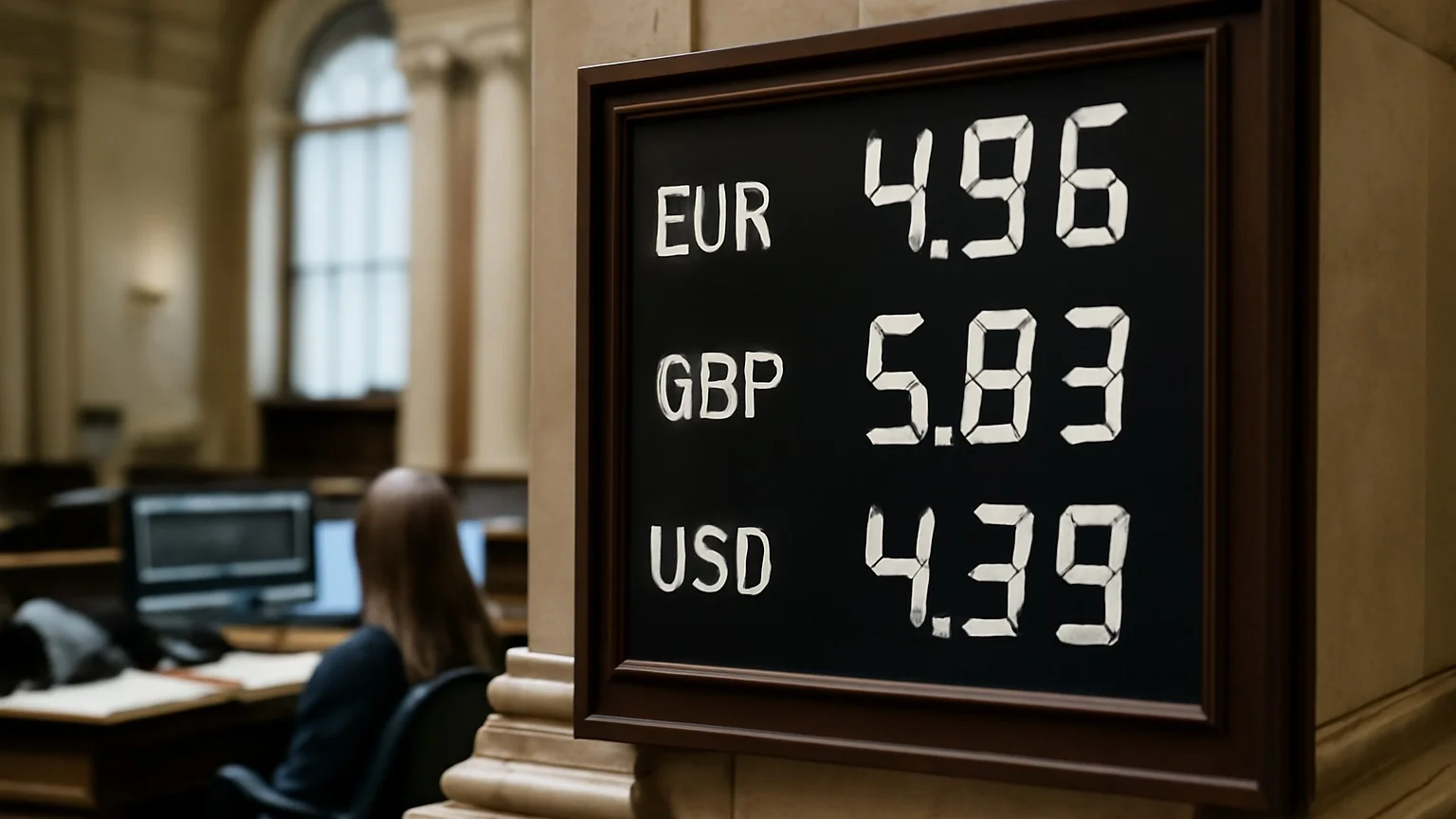 Curs BNR la 13 ianuarie 2026: euro stabile, lira şi dolar în mişcare