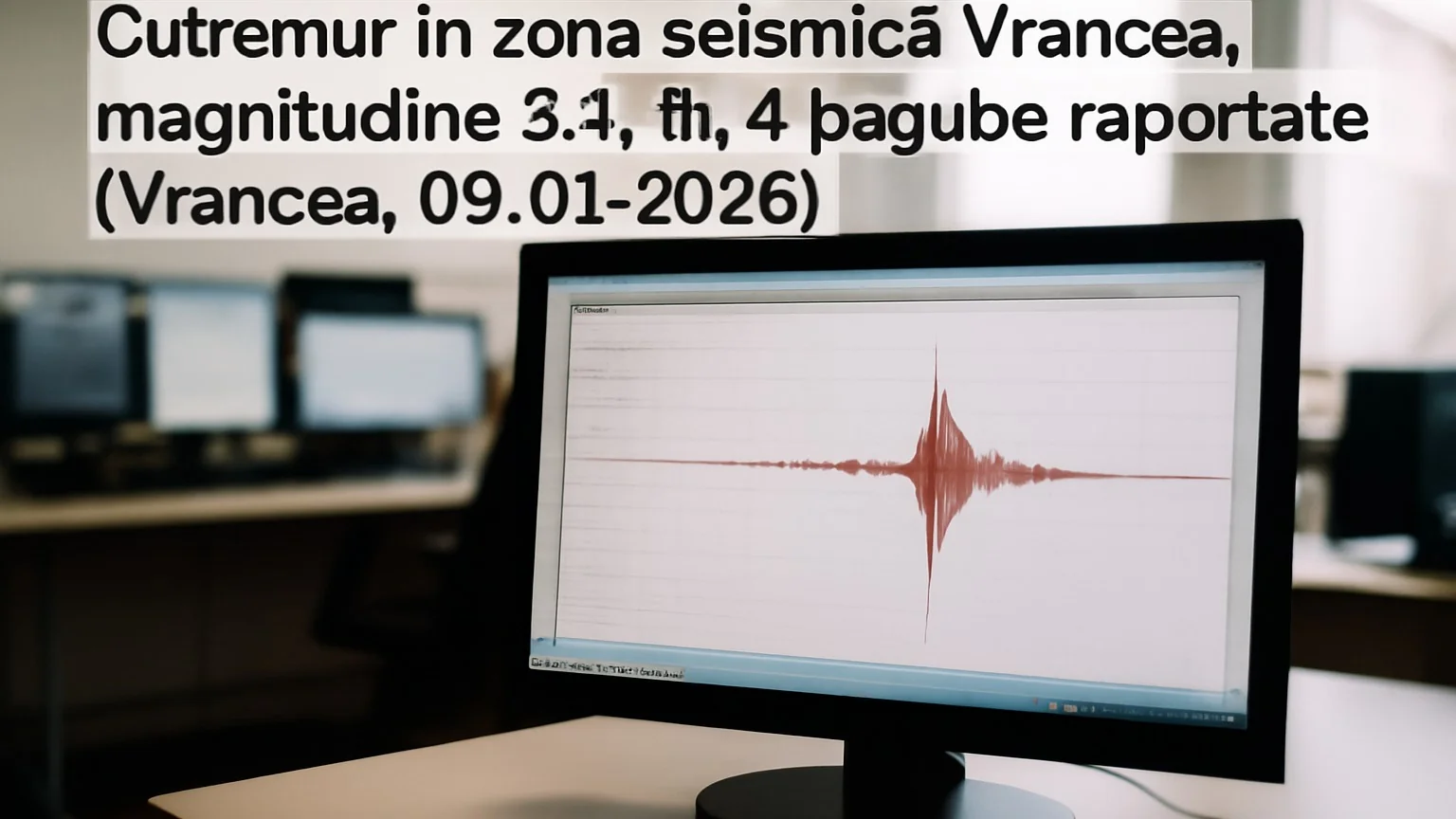 Cutremur în zona seismică Vrancea: magnitudine 3,5, fără pagube raportate (Vrancea, 09.01.2026)
