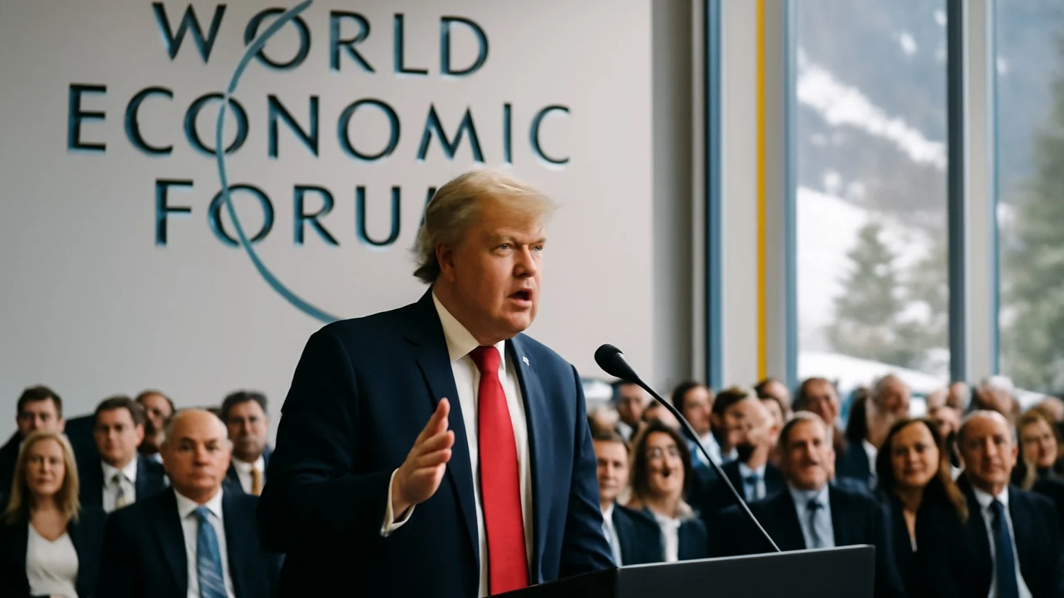 Davos 2026 — Donald Trump exclude folosirea forței pentru a prelua Groenlanda, dar provocările comerciale alimentează volatilitatea piețelor
