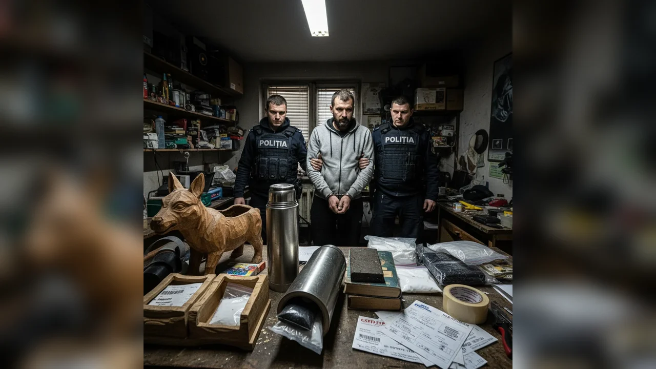 DIICOT Alba: reținere la Pianu, 475 de ramuri de canabis ridicate