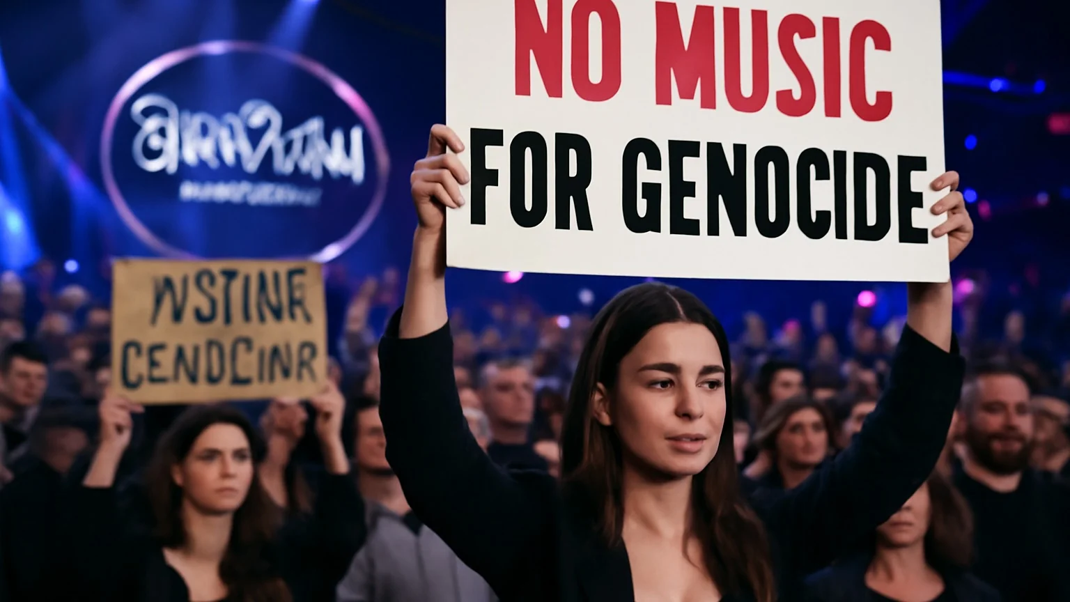 Eurovision 2026 marcat de proteste și apeluri la boicot: „No Music for Genocide” și demonstrațiile din Viena