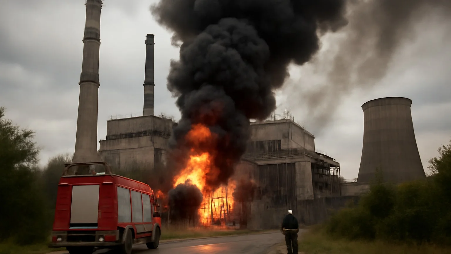 Explozie și incendiu la CET Iași: peste 22.000 de apartamente au rămas fără apă caldă și căldură