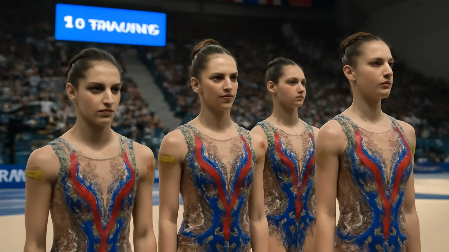 Gimnastică ritmică: România, locul 10 pe echipe la Europenele de la Varna