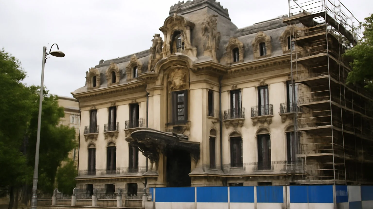 Guvernul deblochează finanţarea pentru reabilitarea Palatului Cantacuzino (Muzeul Naţional „George Enescu”)