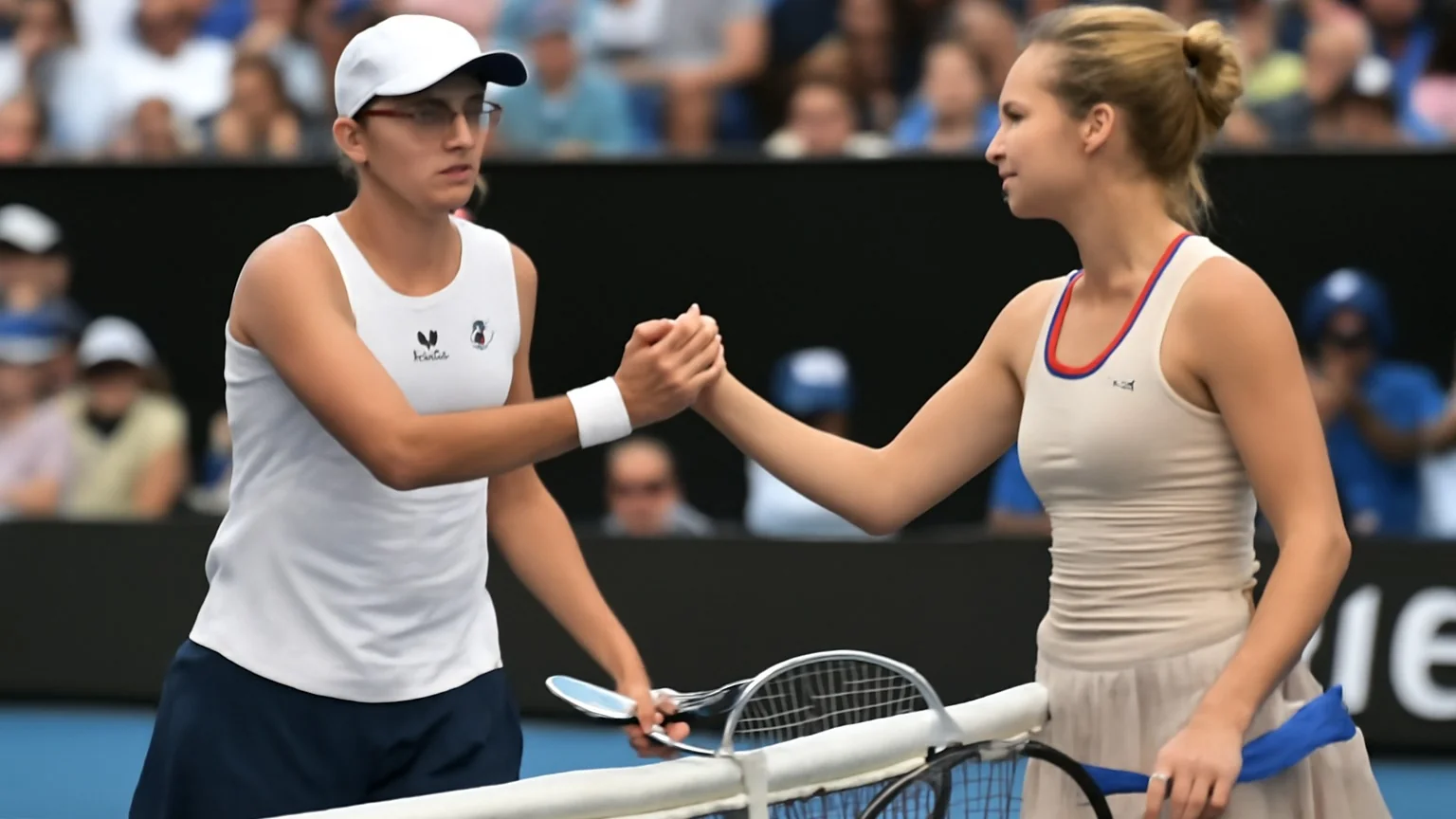 Iga Swiatek se califică în optimile Australian Open după un meci în trei seturi cu Anna Kalinskaya