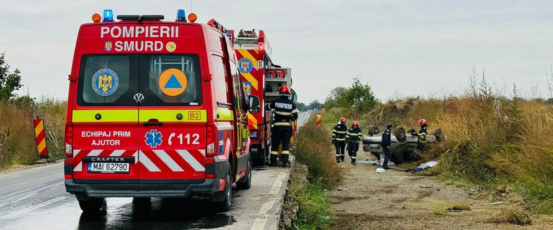 IGSU: 4.586 de urgențe în weekendul 16–18 octombrie; SMURD în 3.817 cazuri