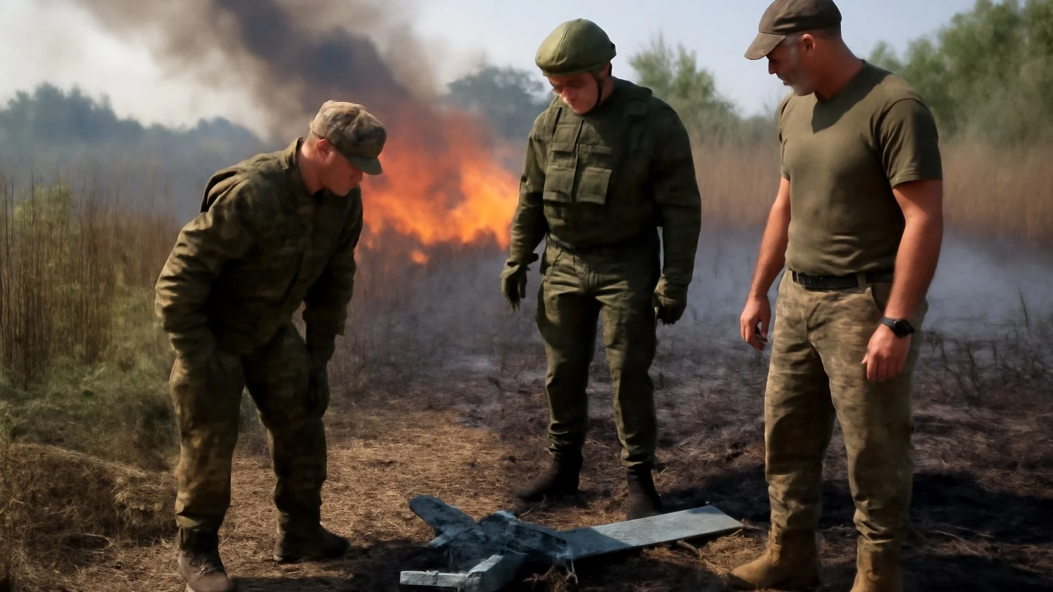 Incendiu investigat de MApN la Plauru, Tulcea — localnicii semnalează explozia unei drone