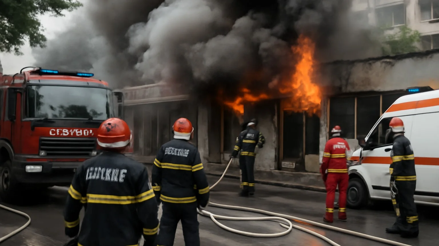 Incendiu la un restaurant pe Șoseaua Colentina (Sector 2): 7 persoane evacuate