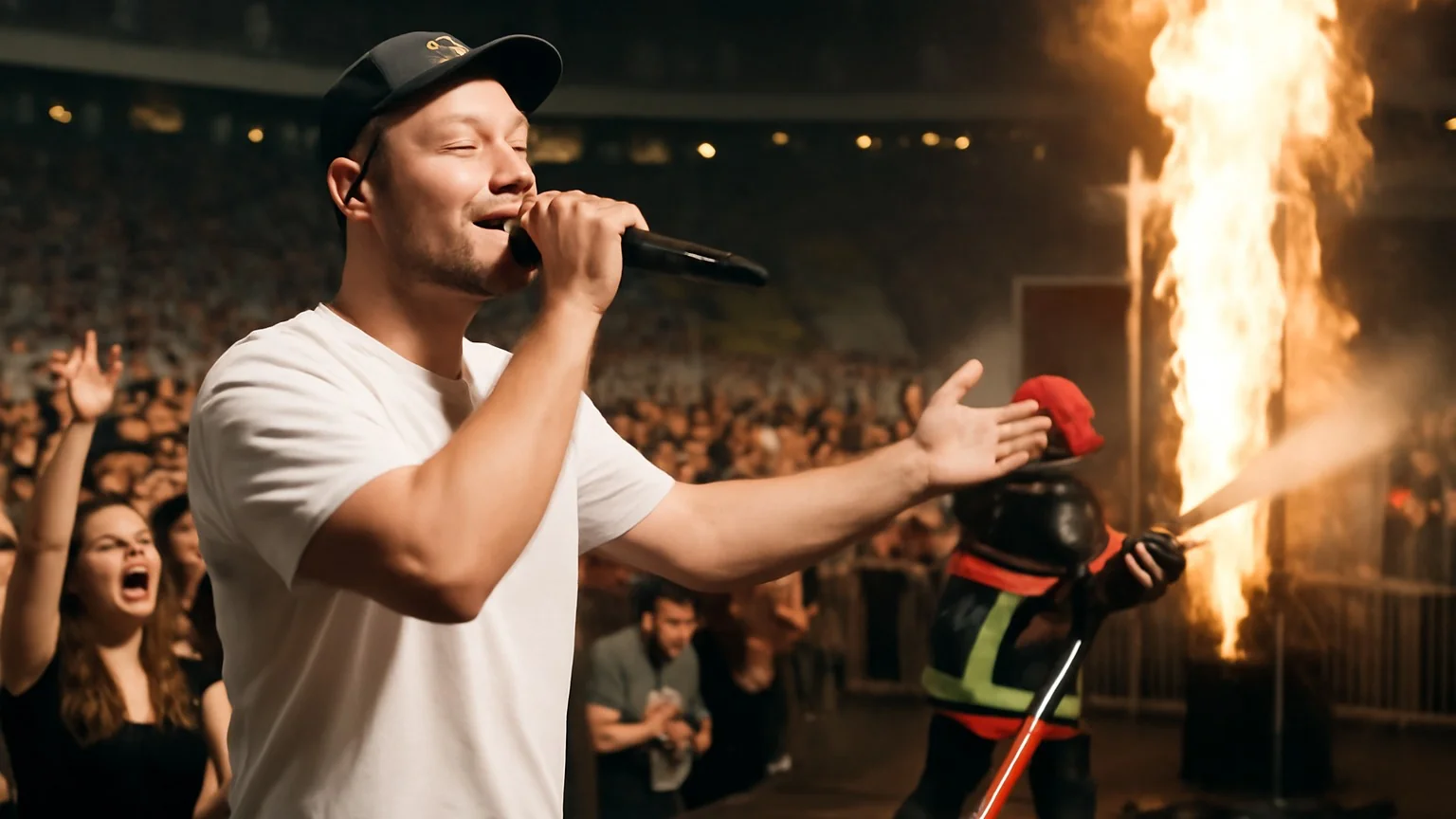 Incidente și intervenții medicale la concertul Max Korzh de pe Arena Națională