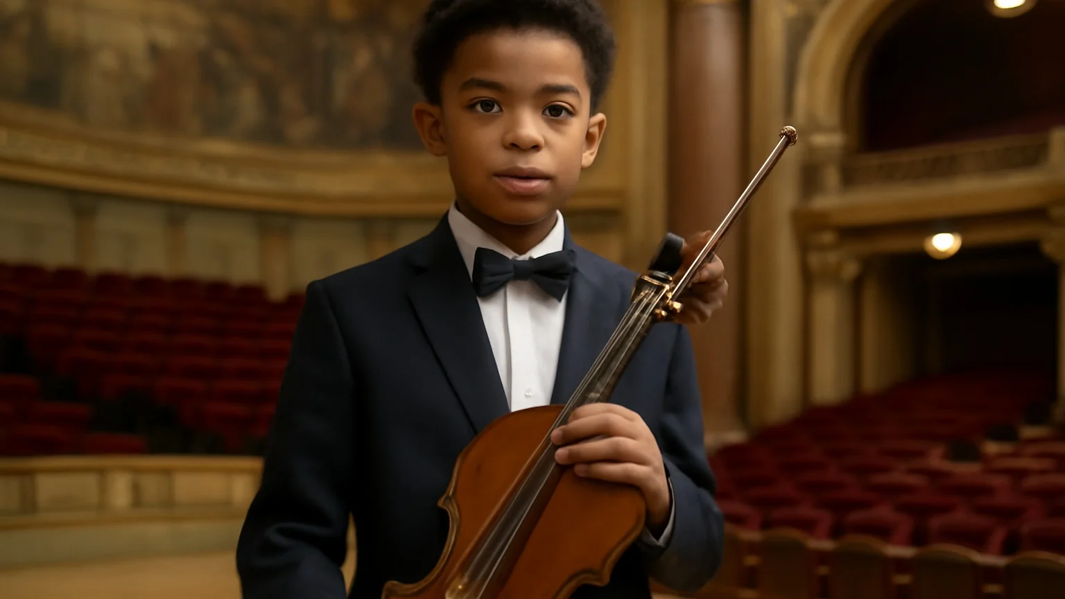Jayden King, 11 ani, câștigă Premiul I la Secțiunea Vioară a Concursului Internațional „George Enescu”