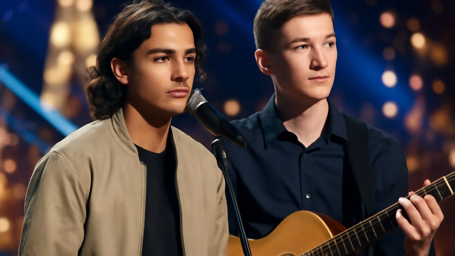 Leo şi Teo, doi adolescenți de stradă, la un pas de Golden Buzz la „Românii au talent”