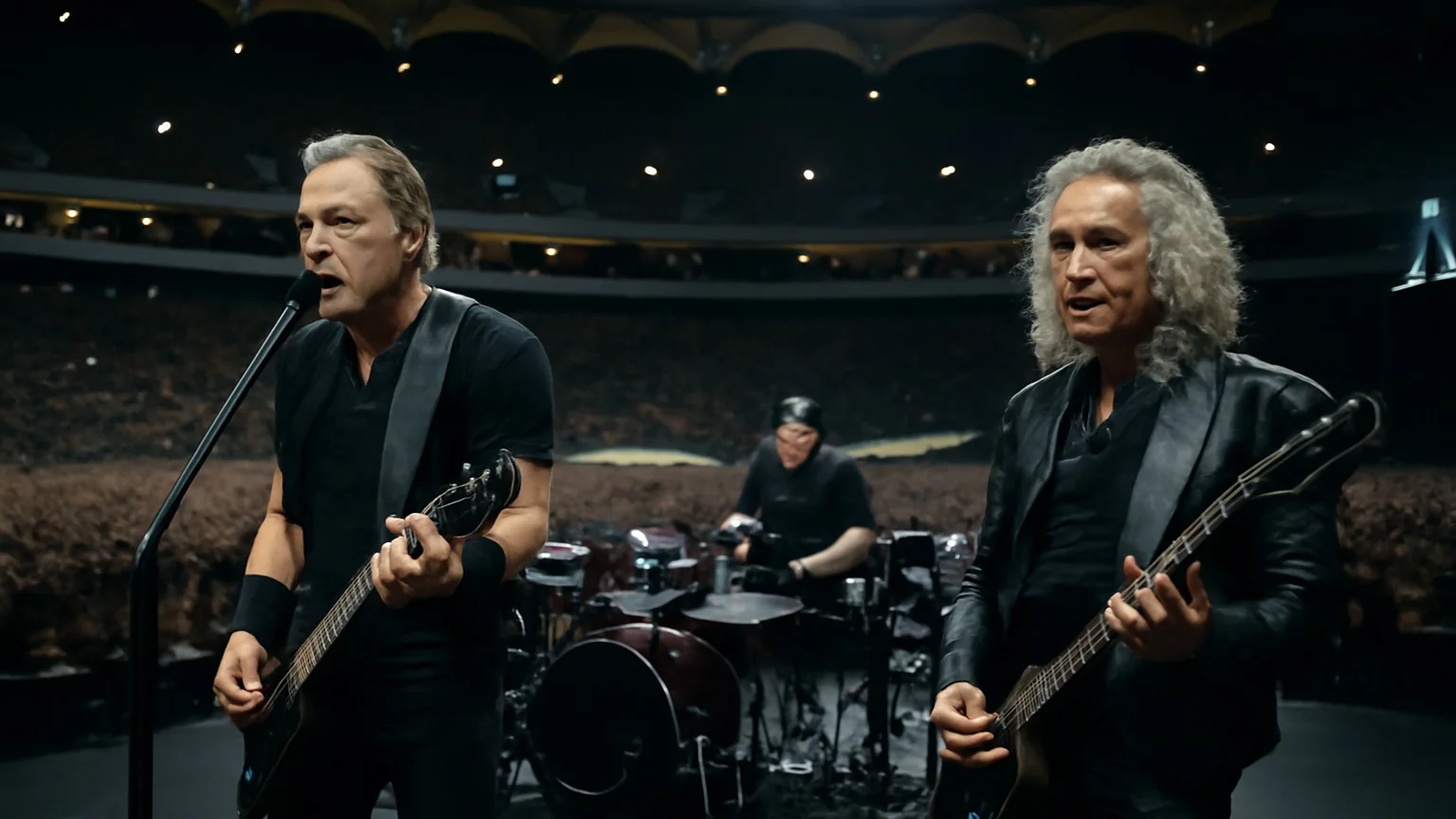Metallica a susținut un concert pe Arena Națională; stadionul transformat pentru show