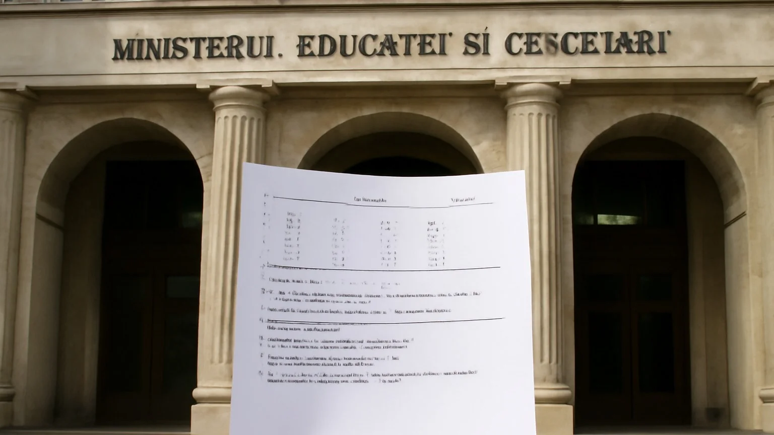 Ministerul Educației a publicat subiectele și baremul la Matematică pentru Evaluarea Națională — proba susținută pe 24 iunie 2026