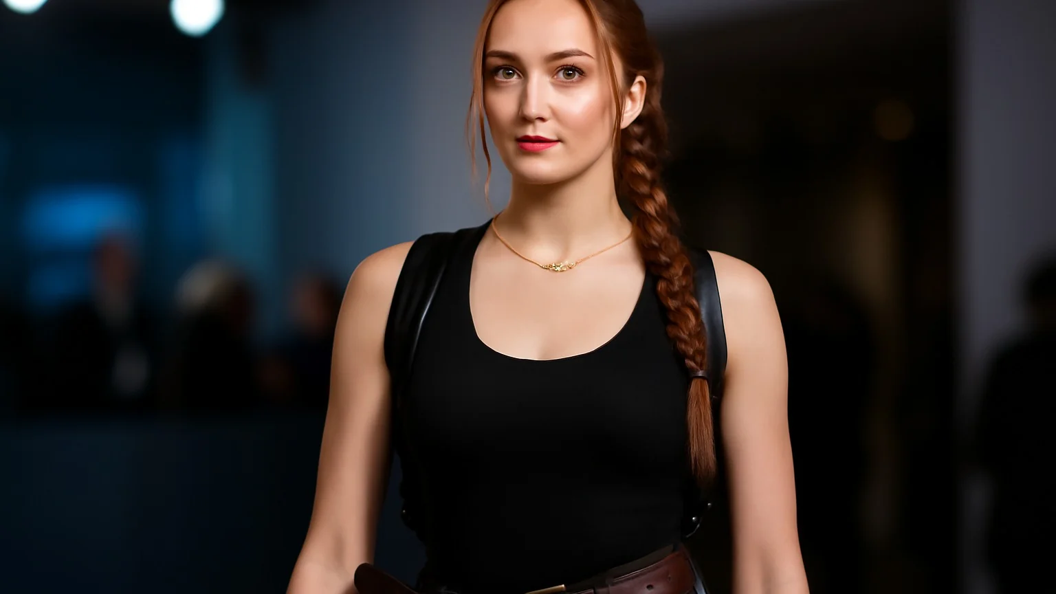 Prima imagine oficială cu Sophie Turner în rolul Lara Croft pentru serialul „Tomb Raider” (anunț 15 ianuarie 2026)
