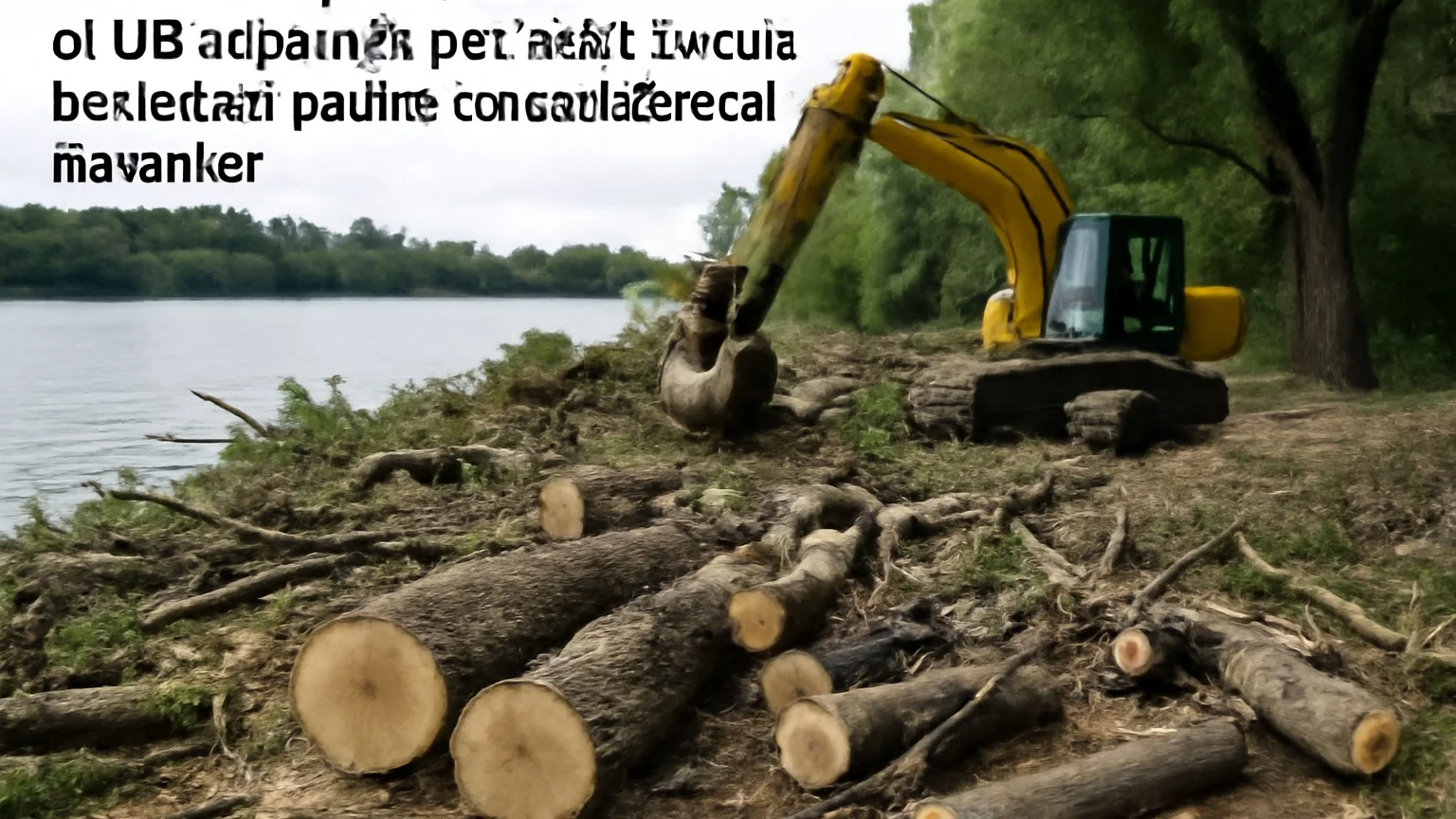 Primăria Capitalei anunţă defrişarea a 103 arbori de pe malul lacului Herăstrău pentru consolidarea malurilor