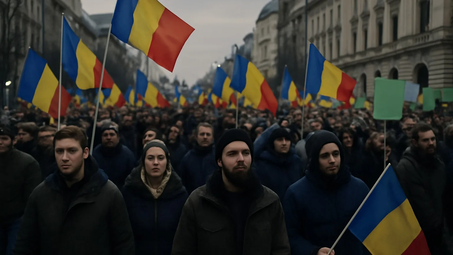 Protest în Piaţa Universităţii: mii de participanţi contra proiectului „Vexler” (marş către sediile guvernamentale) — raportat 15–16 ianuarie 2026