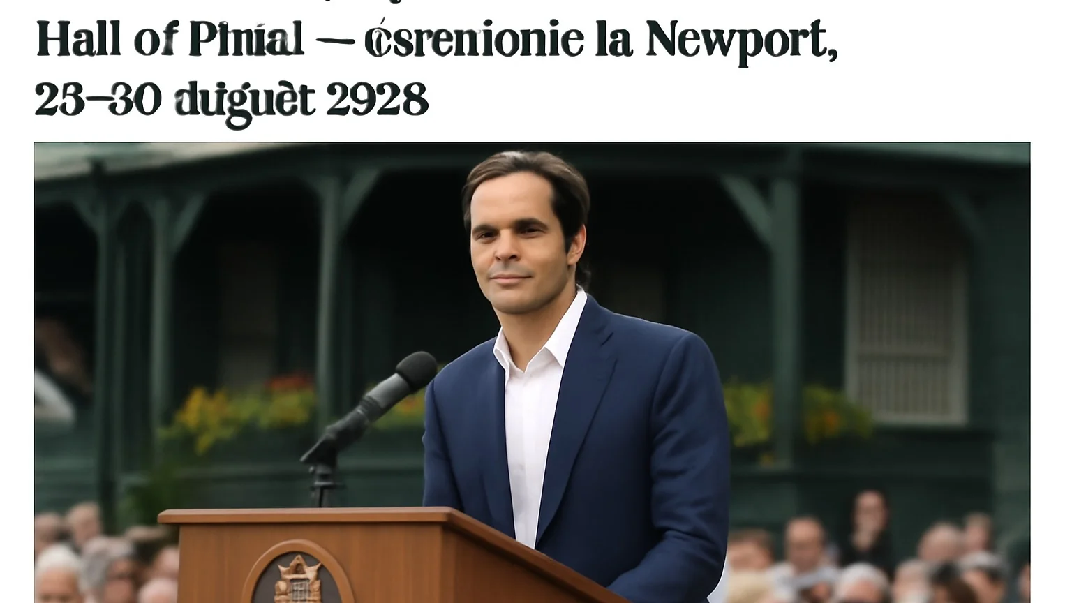 Roger Federer, introdus în International Tennis Hall of Fame — ceremonie la Newport, 29–30 august 2026