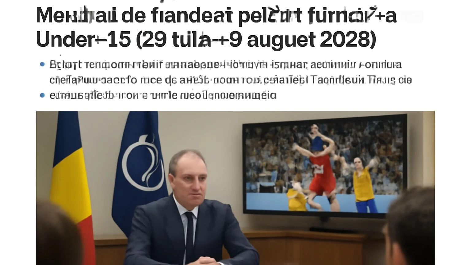 România va găzdui Campionatul Mondial de handbal pentru junioare Under-18 (29 iulie–9 august 2026)