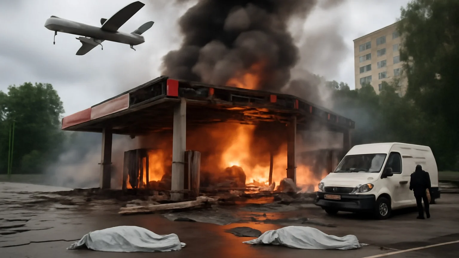 Rusia extinde atacurile cu drone: lovituri asupra stațiilor PECO din Kyiv soldate cu cel puțin două decese
