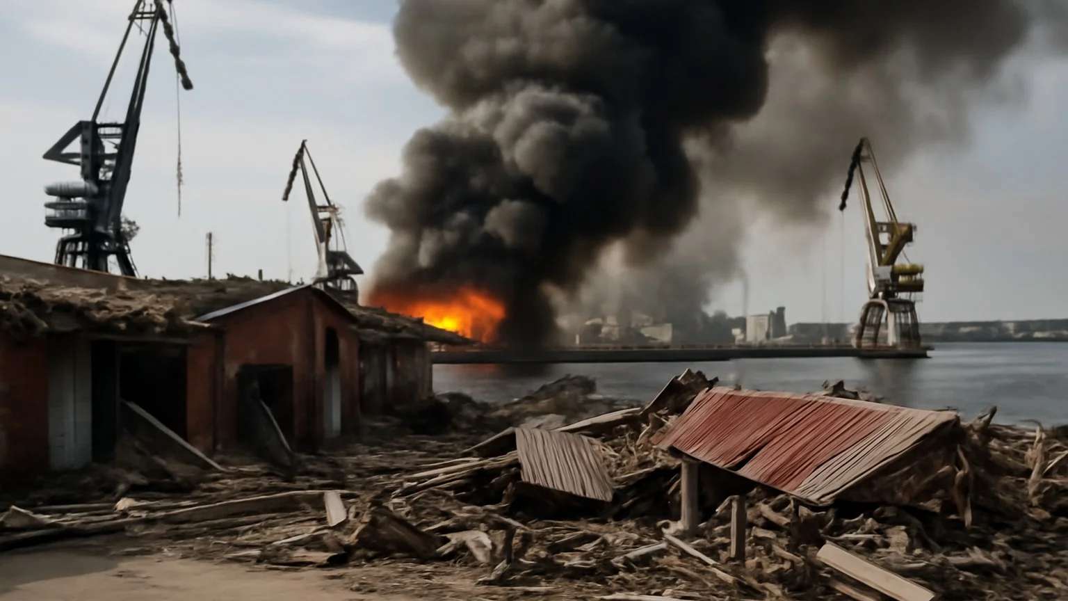 Rusia lovește infrastructură portuară la Izmail; Ucraina lansează drone spre Moscova — schimb de atacuri (19 mai 2026)