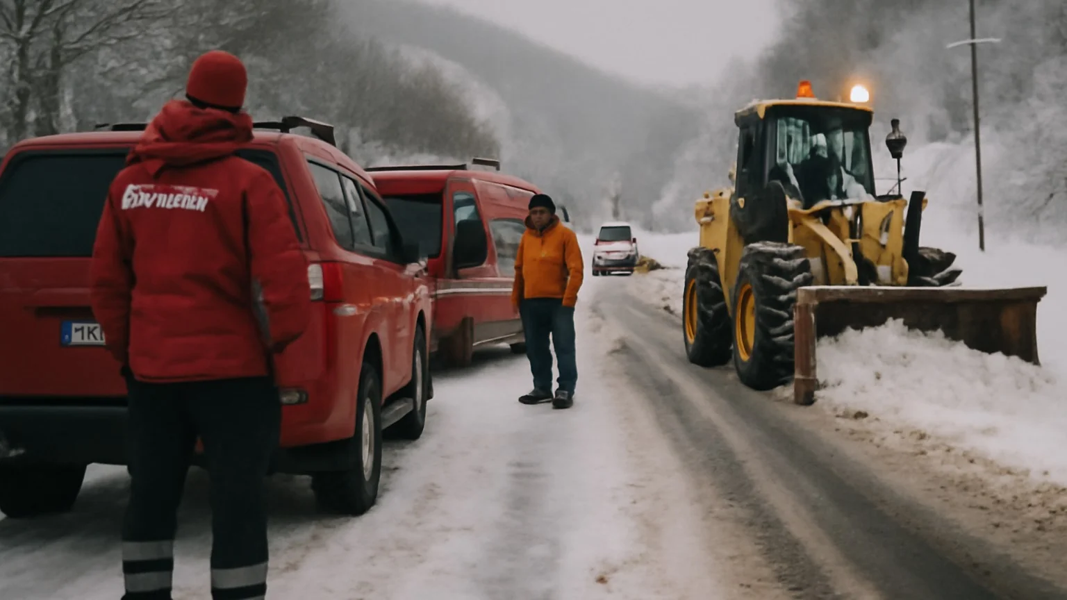 Salvamont: 85 de persoane salvate în ultimele 24 de ore, 32 transportate la spital; vremea extremă provoacă blocaje rutiere