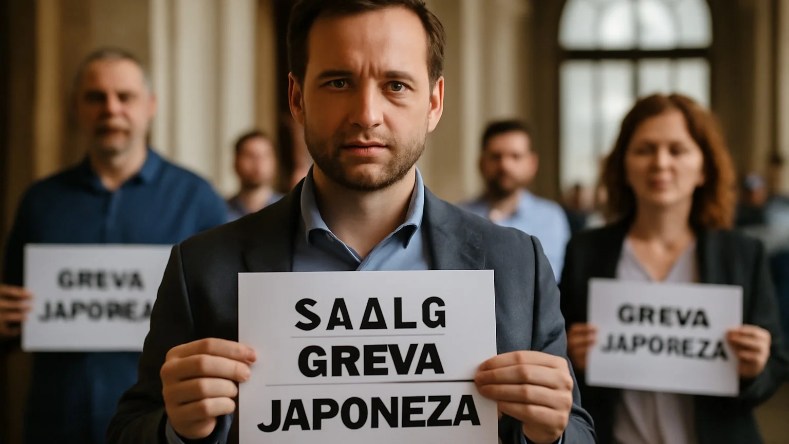 Sindicatul SAALG anunță grevă japoneză a angajaților din Aparatul de Lucru al Guvernului (anunț din 16 mai 2026)