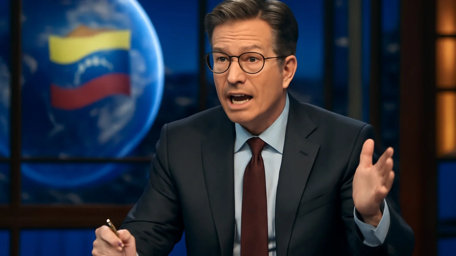 Stephen Colbert comentează criza din Venezuela în monologul său de revenire (Entertainment Weekly)