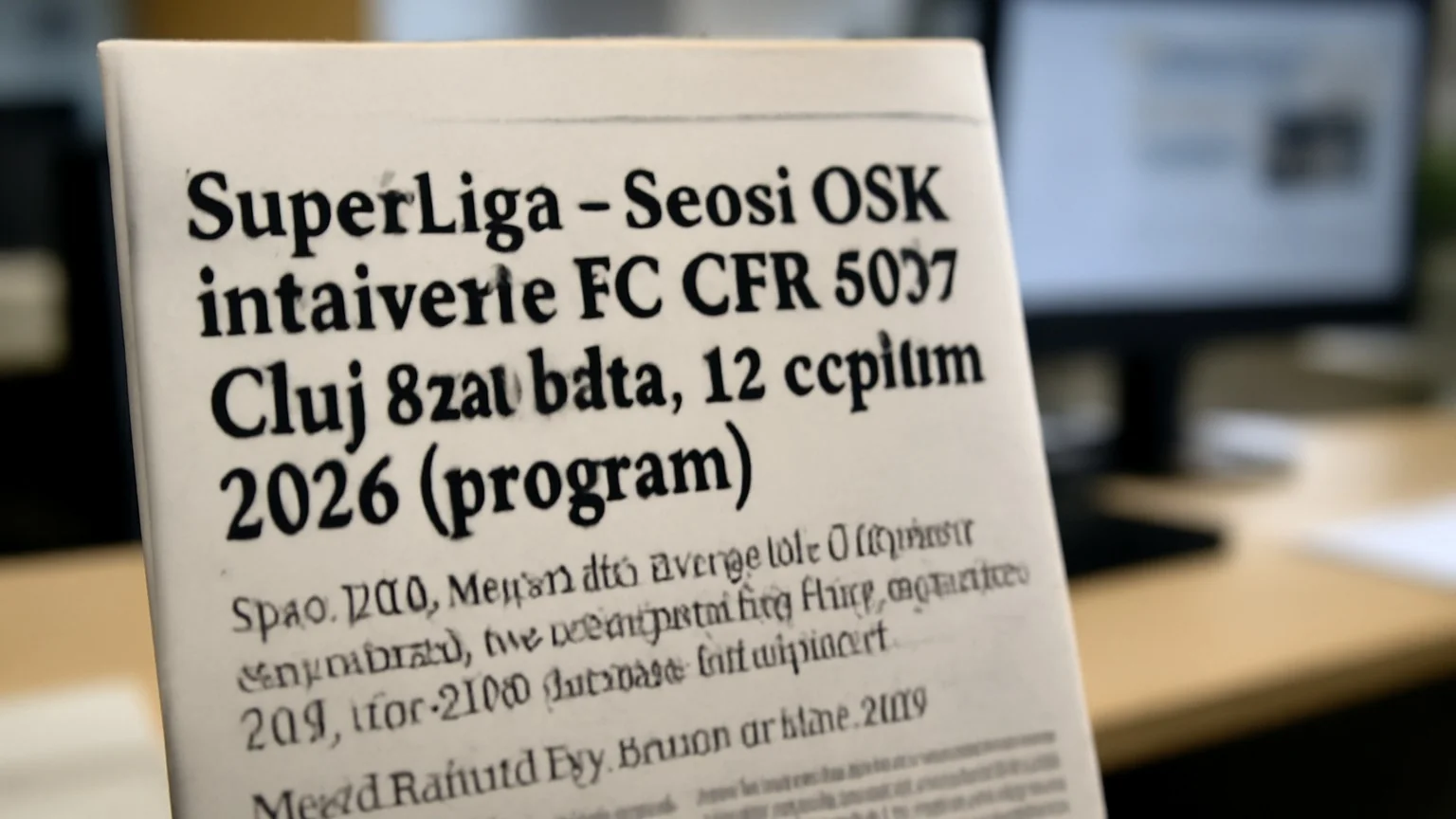 SuperLiga — Sepsi OSK întâlnește FC CFR 1907 Cluj sâmbătă, 12 septembrie 2026 (program)