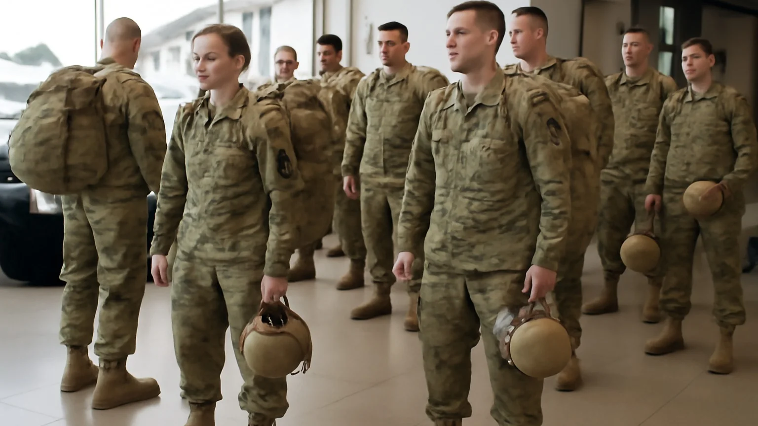 Trupe ale Gărzii Naţionale din Indiana pleacă într-o misiune în România (echipă de pompieri militari)